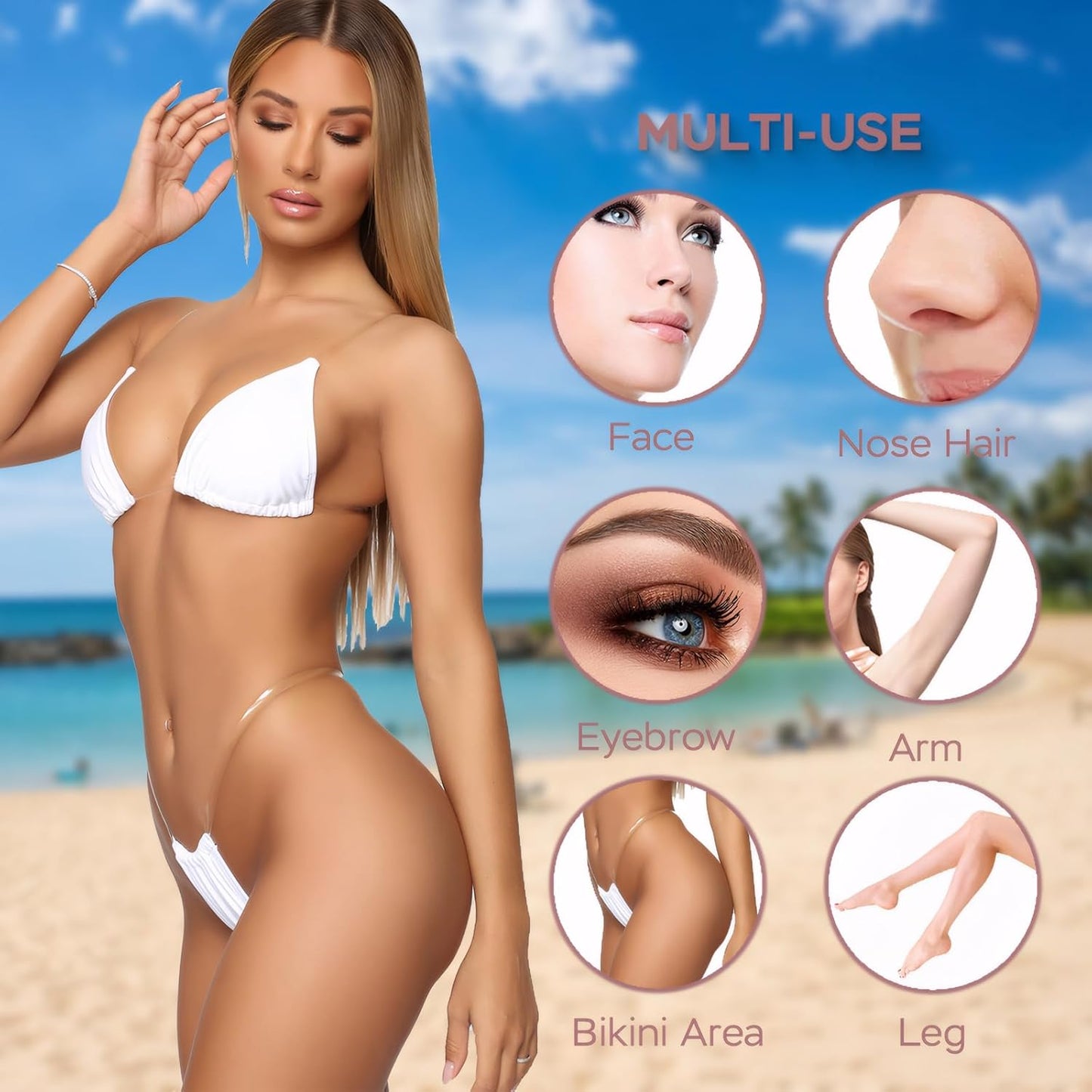 4-in-1 Women's Grooming Kit — Full Body Hair Removal & Bikini Trimmer