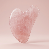 Luxe Glow Rose Quartz Gua Sha Tool